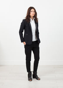 Shawl Collar Blazer in Black