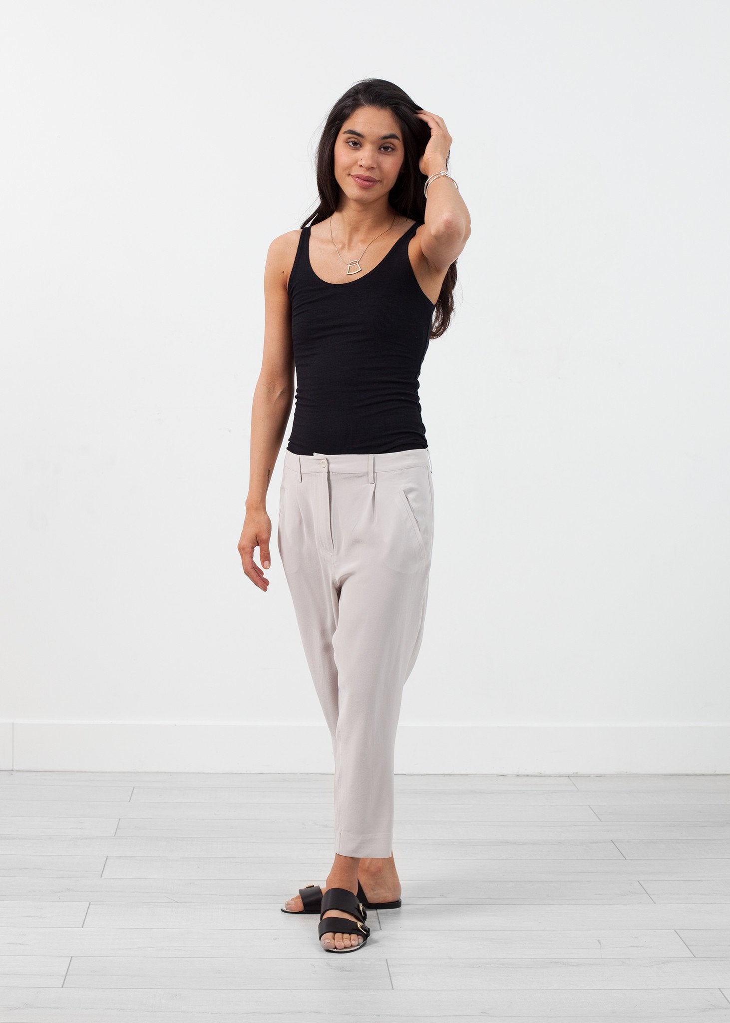 Silk Drop Crotch Pant